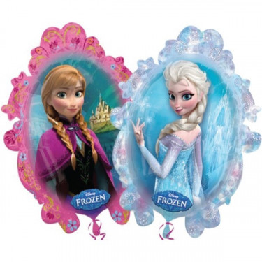 Mylar Frozen Specchio Elsa Anna Supershape Idea Palloncini