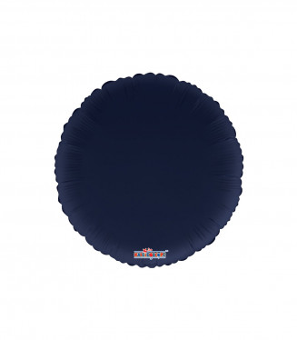 Palloncino mylar Tondo Blu Navy 18 inch 45 cm