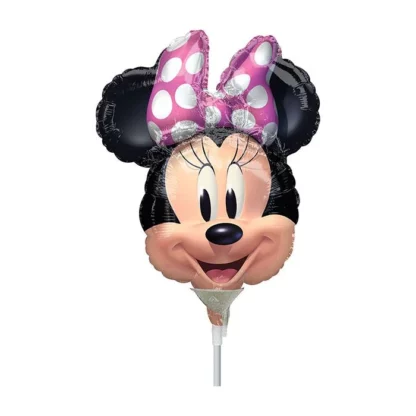 Mylar Minnie Forever Testa MiniShape h10" conf. 5pz