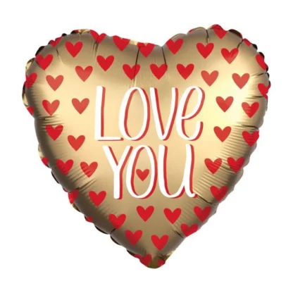 Mylar Satin Love You gold pz.1